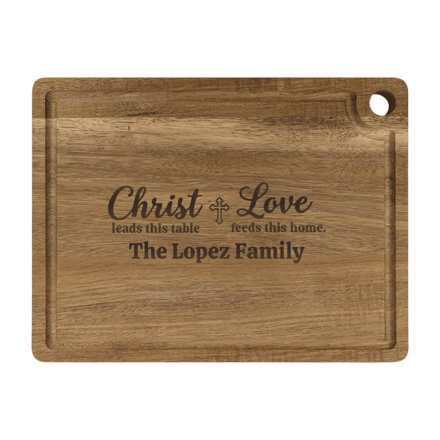 Personalized Cutting Board – Christ and Love - Shepherds Shelf