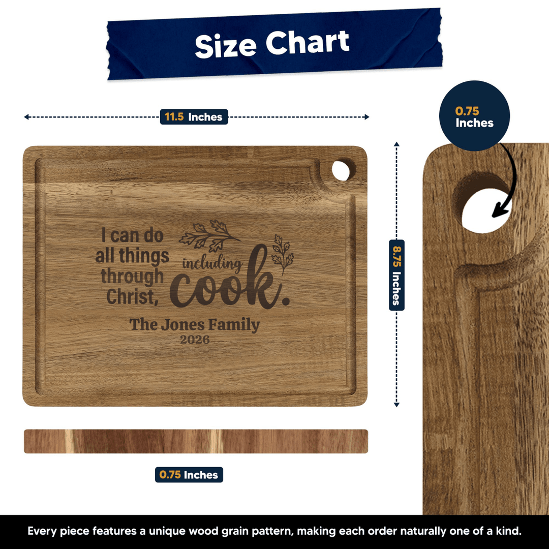 Personalized Cutting Board – Including Cook - Shepherds Shelf