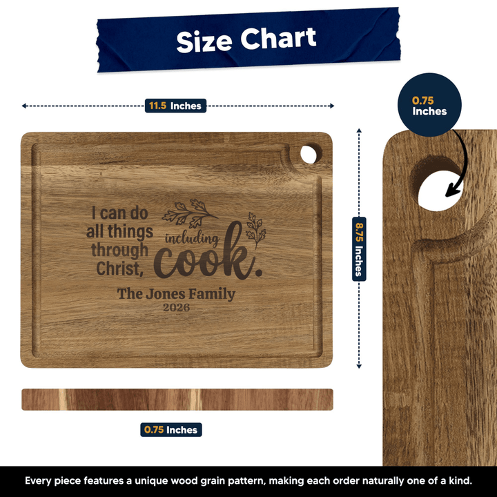 Personalized Cutting Board – Including Cook - Shepherds Shelf