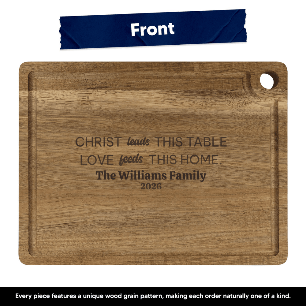 Personalized Cutting Board – Love Feeds This Home - Shepherds Shelf