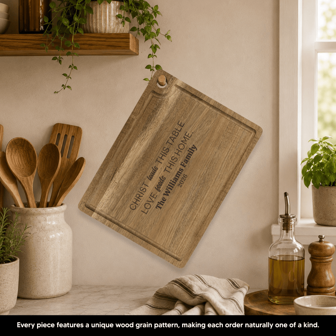 Personalized Cutting Board – Love Feeds This Home - Shepherds Shelf