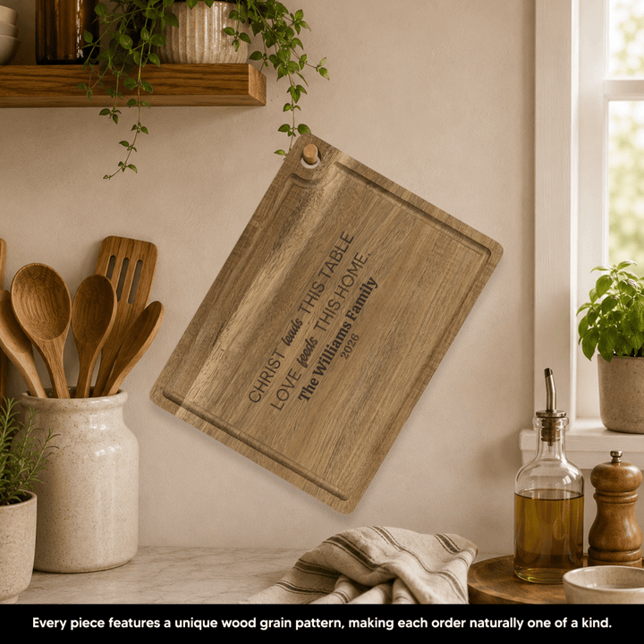 Personalized Cutting Board – Love Feeds This Home - Shepherds Shelf