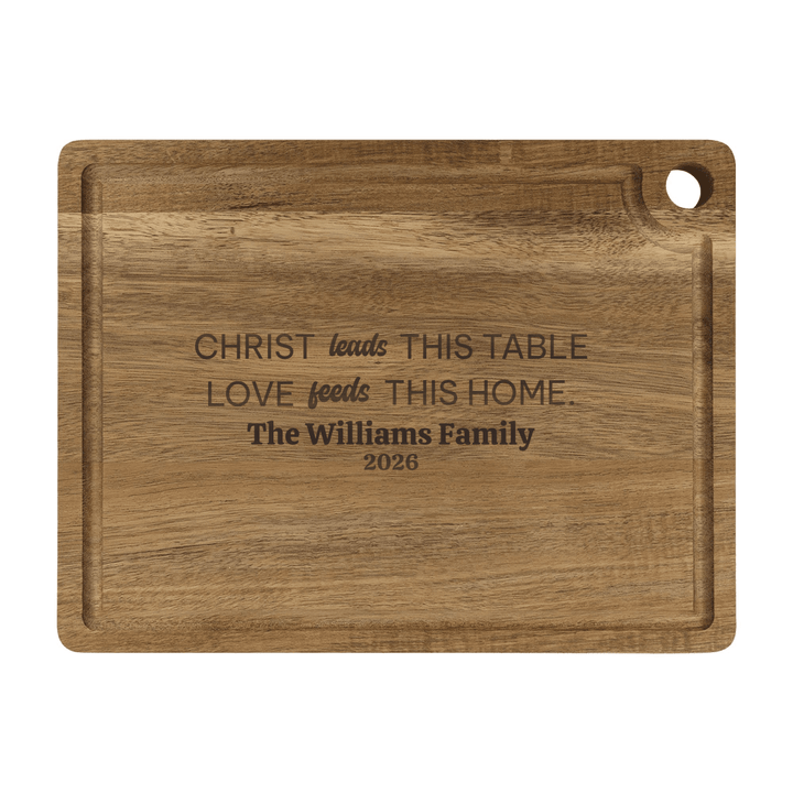 Personalized Cutting Board – Love Feeds This Home - Shepherds Shelf