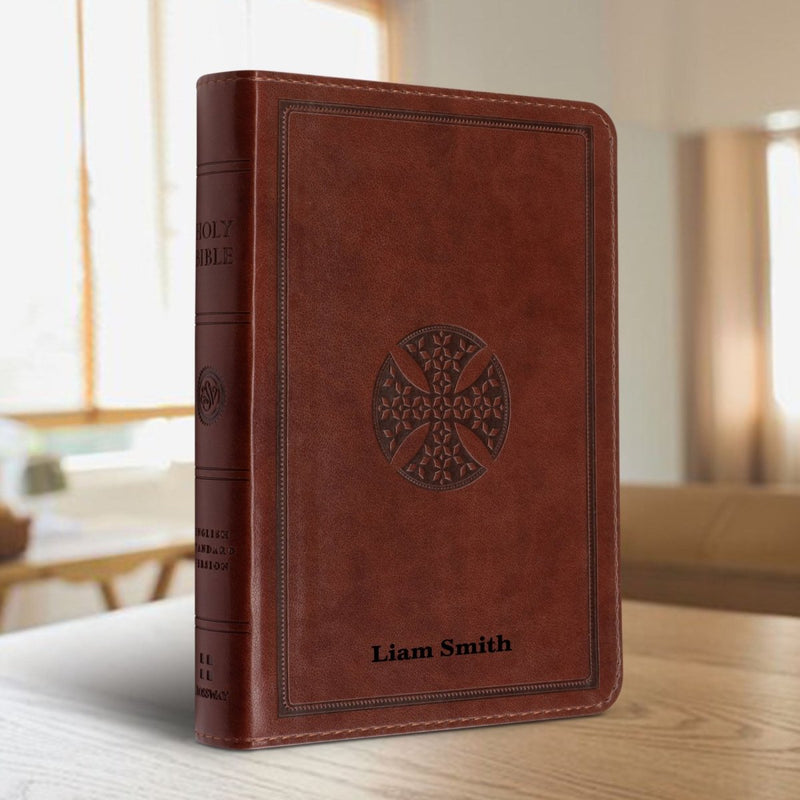ESV Brown Compact Size Holy Bible Medium Print