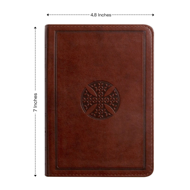 ESV Brown Compact Size Holy Bible Medium Print