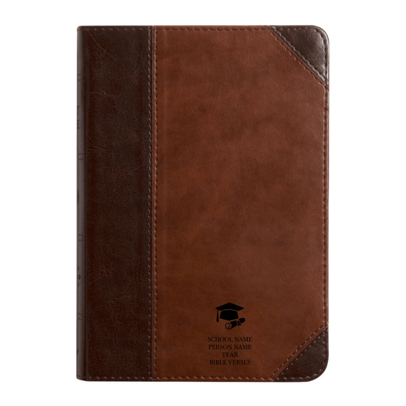 ESV Dark Brown Compact Size Holy Bible Medium Print