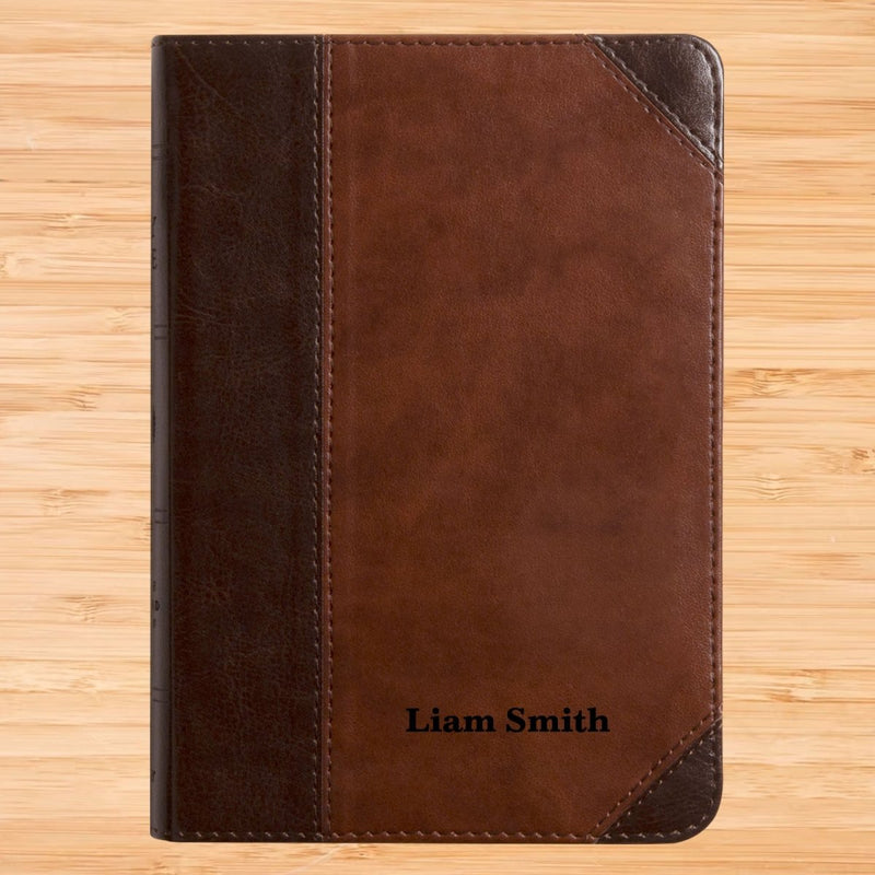 ESV Dark Brown Compact Size Holy Bible Medium Print