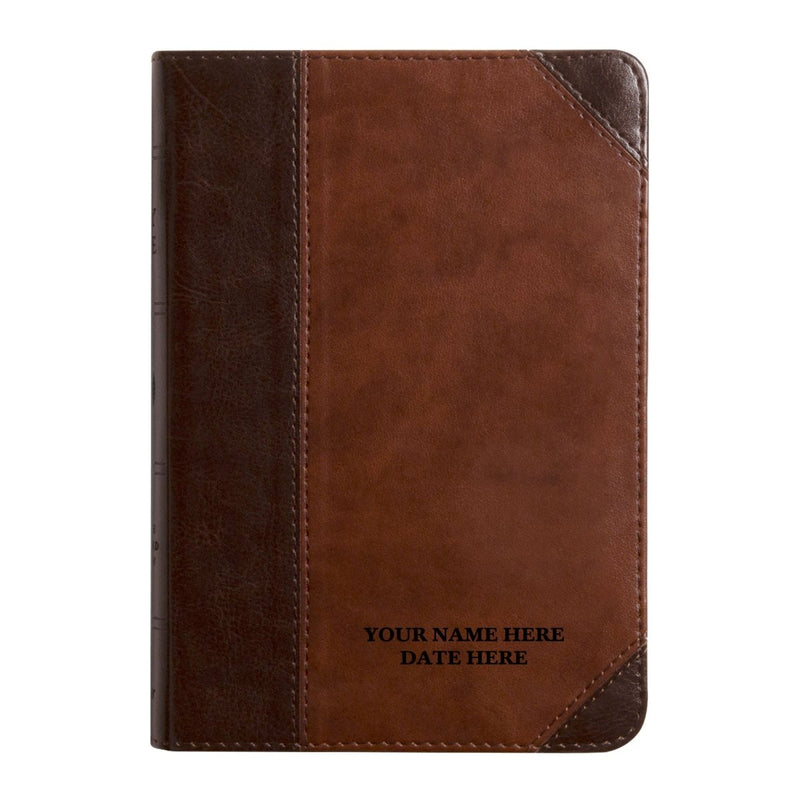 ESV Dark Brown Compact Size Holy Bible Medium Print