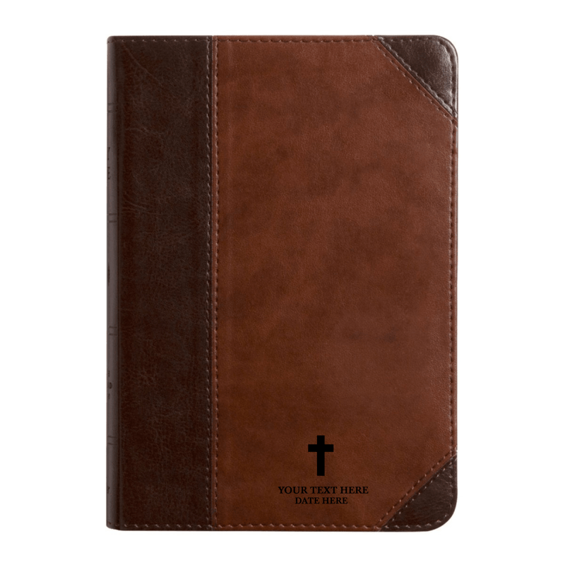 ESV Dark Brown Compact Size Holy Bible Medium Print