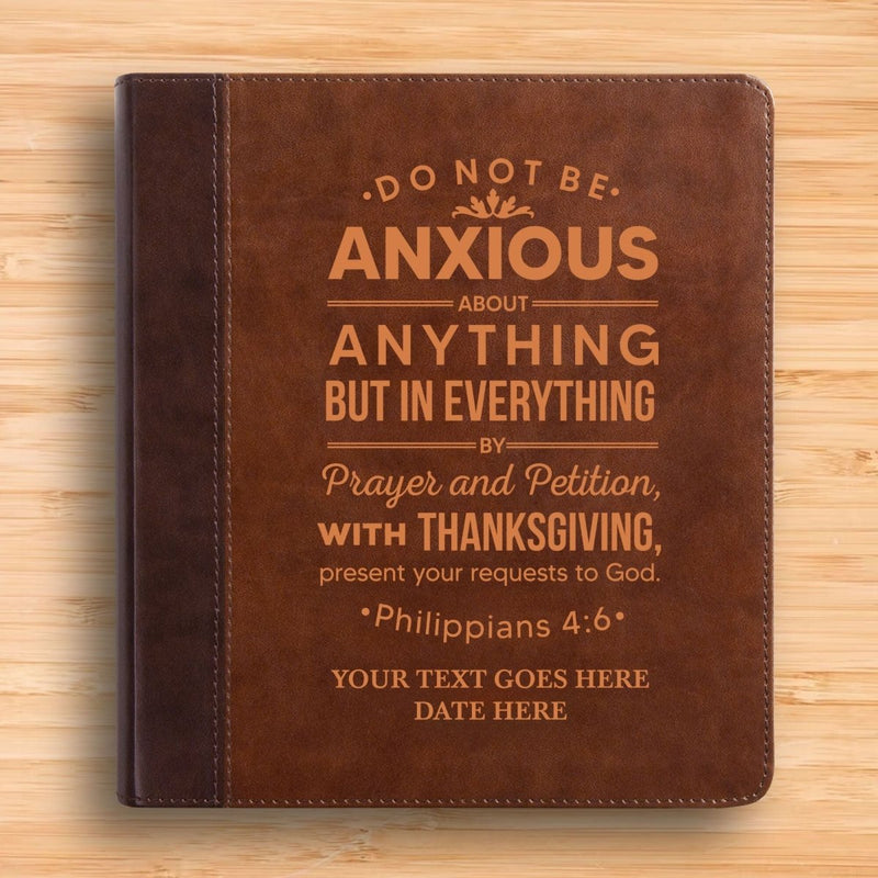 ESV Double Column Faux Leather Classic Study Bible  with Full Cover Philippians 4:6  Verse For Good and Name Gift for Christian & Religious Celebrations Small Print | Shepherds Shelf