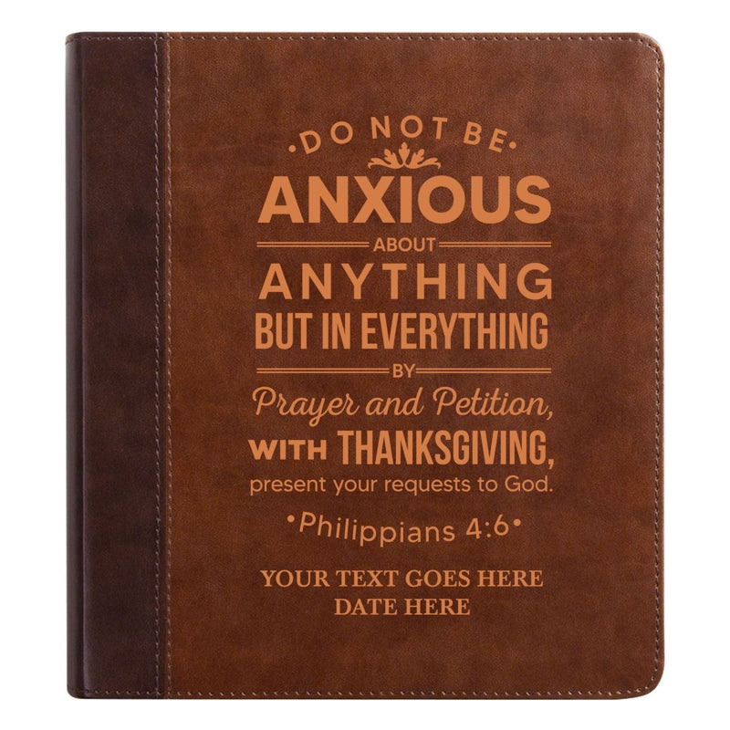 ESV Double Column Faux Leather Classic Study Bible  with Full Cover Philippians 4:6  Verse For Good and Name Gift for Christian & Religious Celebrations Small Print | Shepherds Shelf