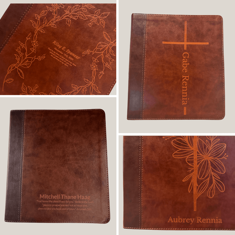 ESV Brown Study Size Holy Bible Small Print