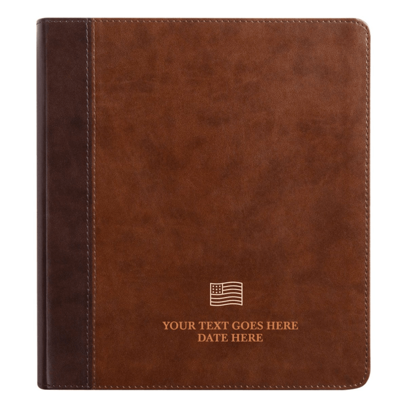 ESV Brown Study Size Holy Bible Small Print
