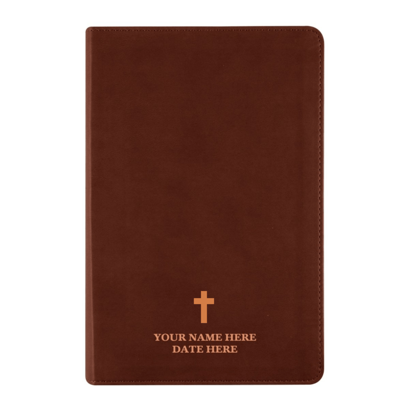 ESV Brown Standard Size Holy Bible Small Print