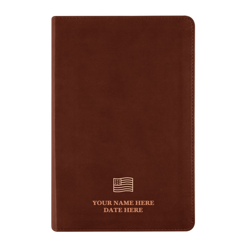 ESV Brown Standard Size Holy Bible Small Print