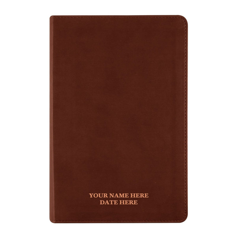 ESV Brown Standard Size Holy Bible Small Print