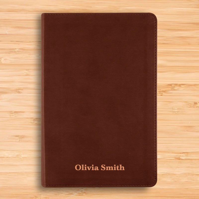 ESV Brown Standard Size Holy Bible Small Print