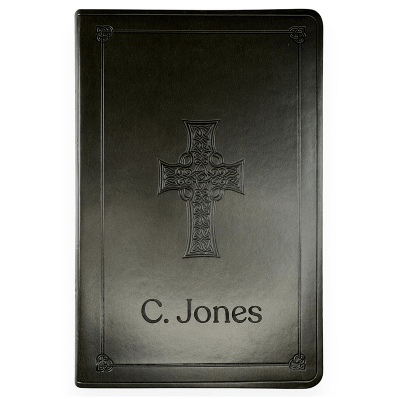 ESV Olive Green Standard Size Holy Bible Large Print | Green Cross
