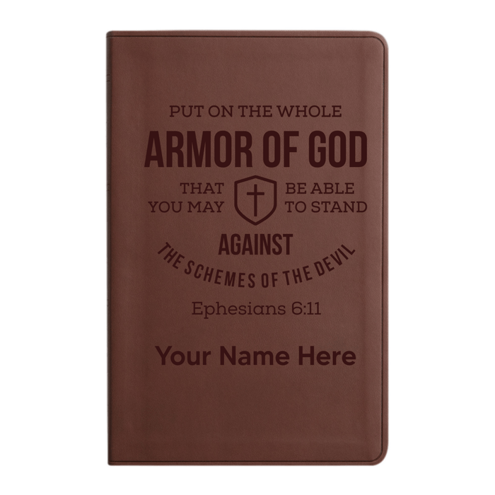 ESV Brown Standard Size Holy Bible Large Print | Bible Verse Collection 1