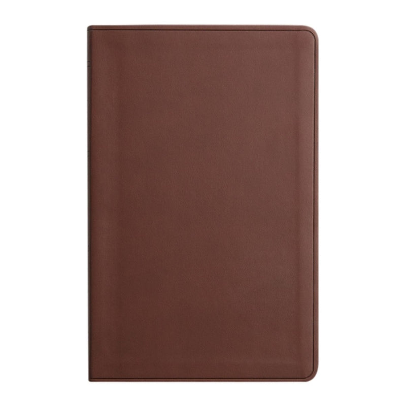 ESV Brown Standard Size Holy Bible Large Print | Trees with Cross