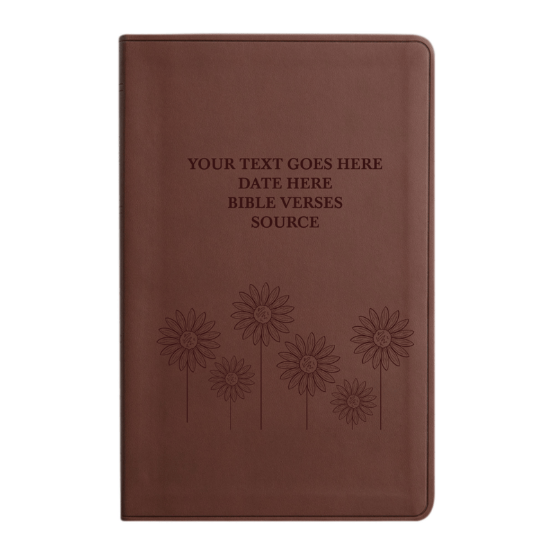 ESV Brown Standard Size Holy Bible Large Print | Jasmine