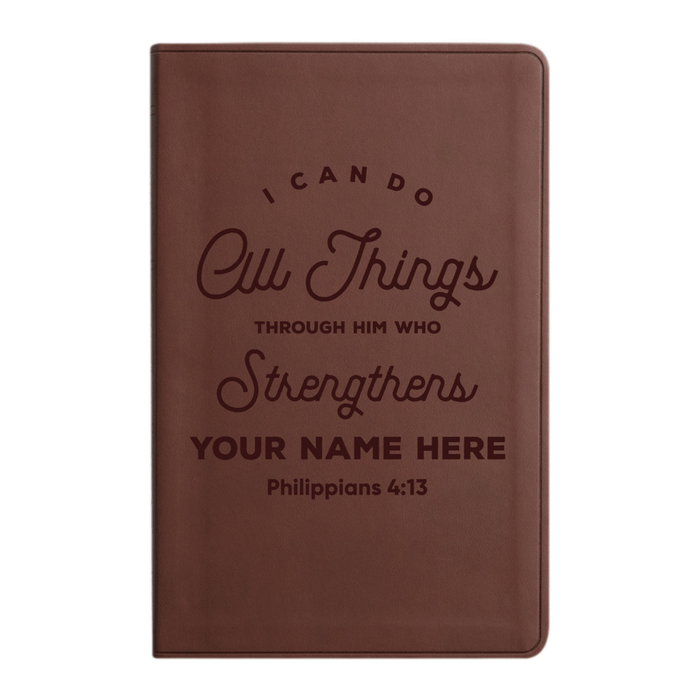 ESV Brown Standard Size Holy Bible Large Print | Live-in-scripture Collection 2