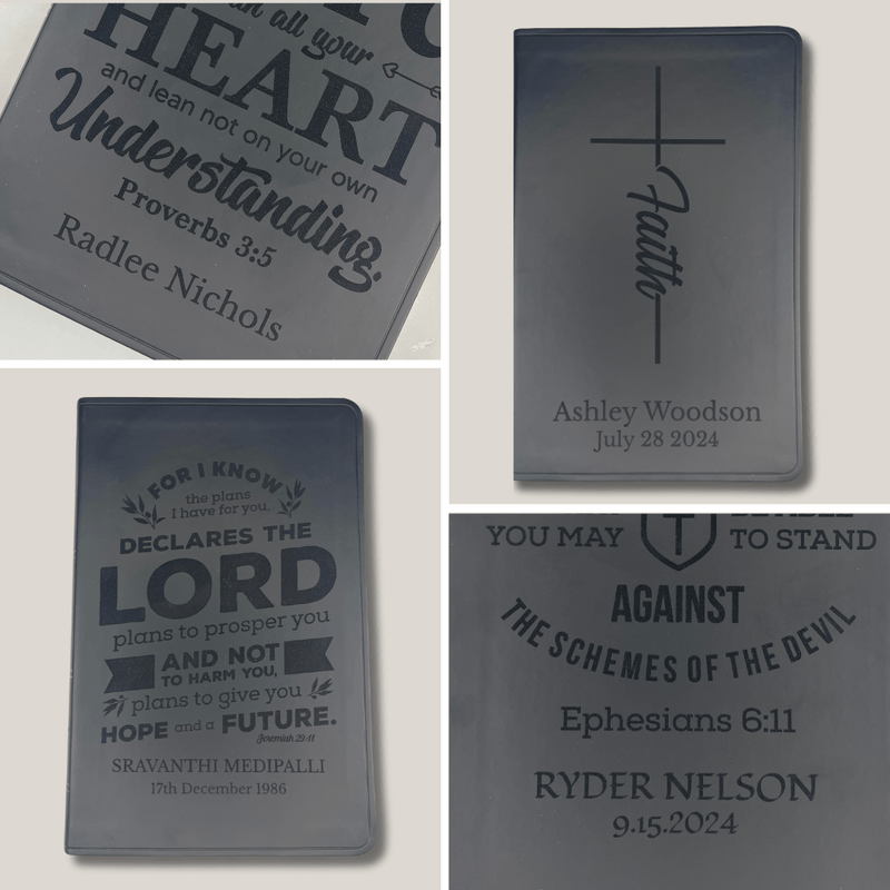 ESV Black Standard Size Portable Edition Holy Bible Large Print
