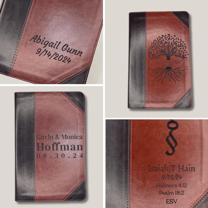 ESV Rich Brown Standard Size Holy Bible Medium Print