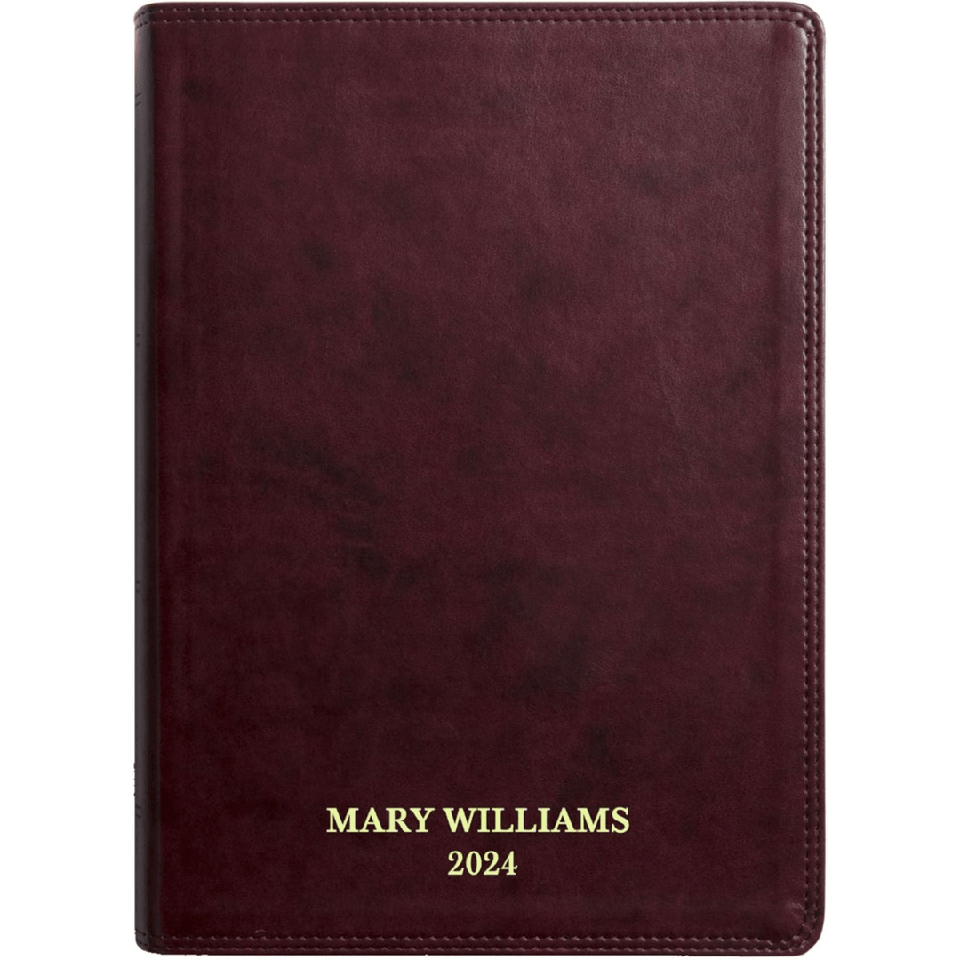 Personalized Faux Leather Custom ESV Holy Bible Personalized with Name | Giant Text | English Standard Version Extra Large Custom Gift Bible for Religious Occasions, Black - Shepherds Shelf