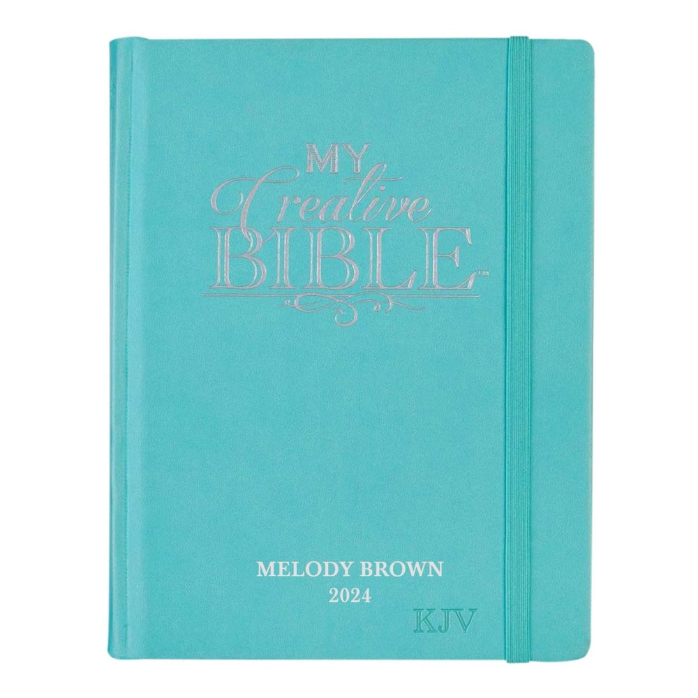 KJV Teal Study Size Holy Bible Medium Print