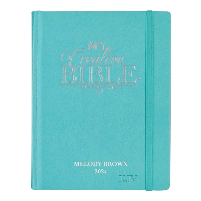 KJV Teal Study Size Holy Bible Medium Print