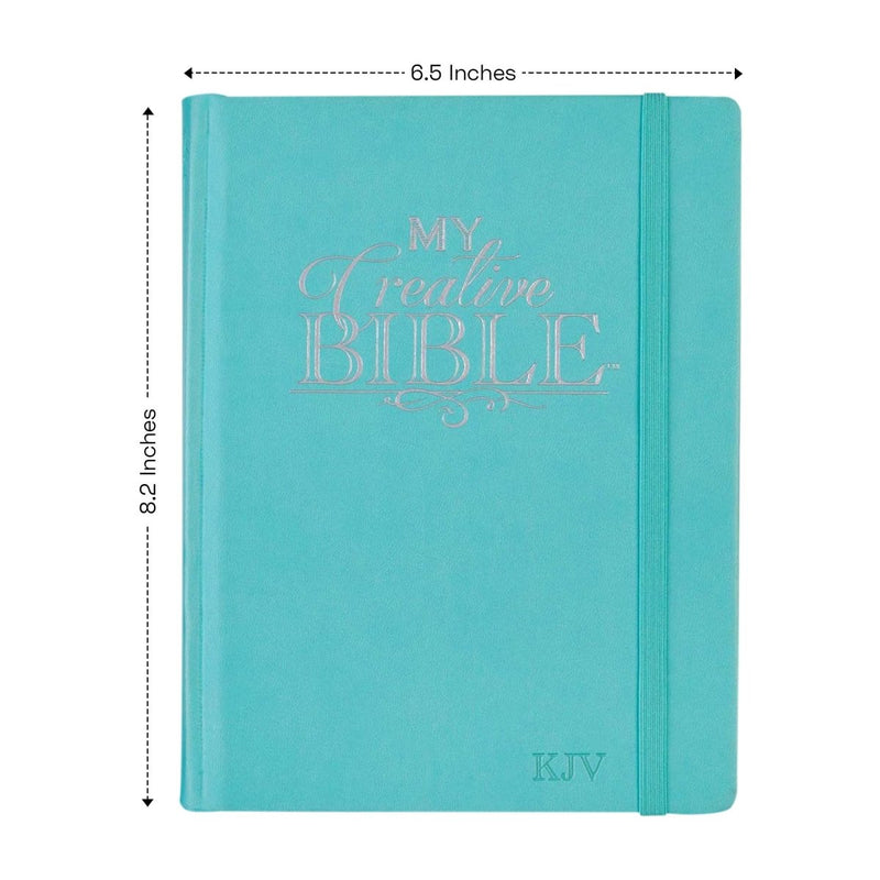 KJV Teal Study Size Holy Bible Medium Print