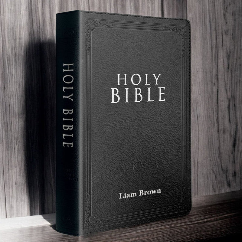 KJV Black Standard Size Holy Bible Small Print