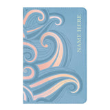NLT Pink Teal Kids Holy Bible Medium Print | Swirl Design