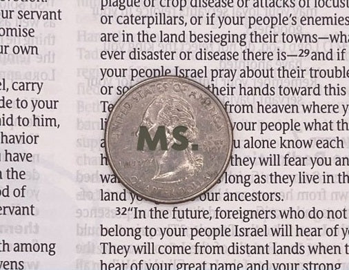 Print sample for this Bible