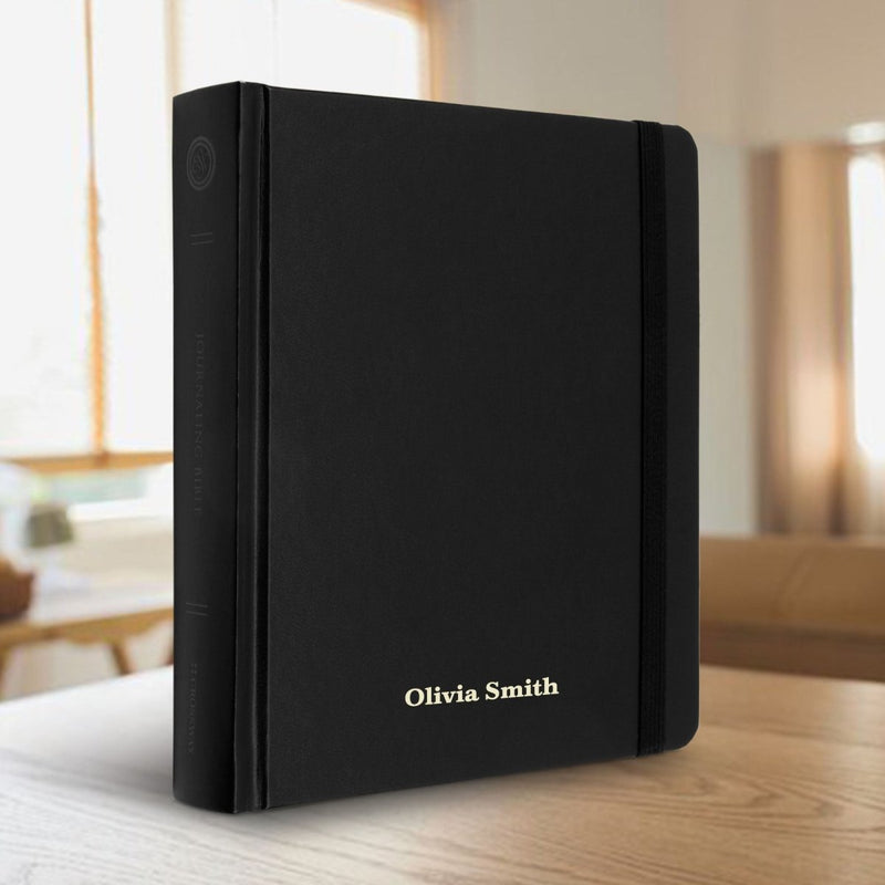 ESV Black Standard Size Journaling Holy Bible Small Print