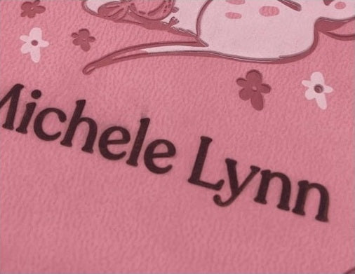 Actual personalization sample for this Bible