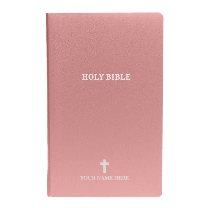 KJV Pink Standard Size Holy Bible Small Print