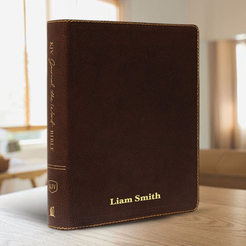 KJV Brown Standard Size Holy Bible Small Print