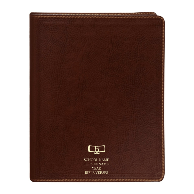 KJV Brown Standard Size Holy Bible Small Print