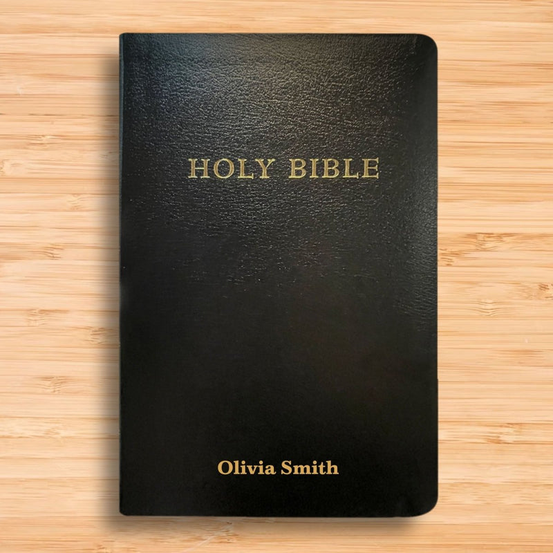KJV Black Standard Size Holy Bible Giant Print