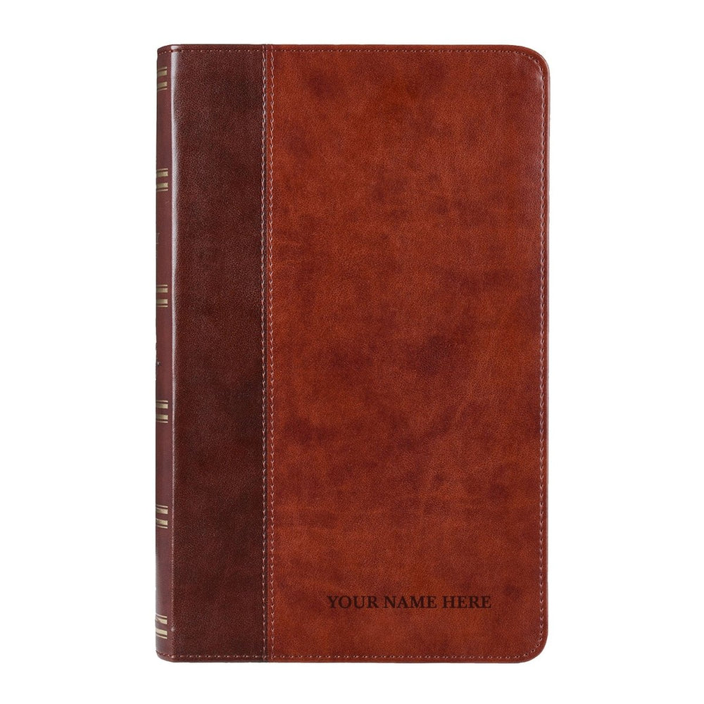 KJV Brown Standard Size Premium Holy Bible Large Print