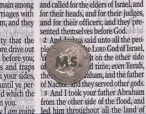 Print sample for this Bible