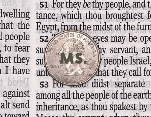 Print sample for this Bible
