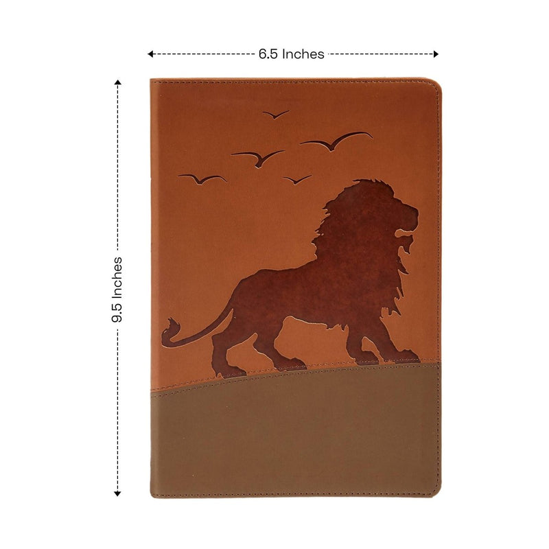 KJV Brown Standard Size Kids Holy Bible Medium Print | Regal Lion
