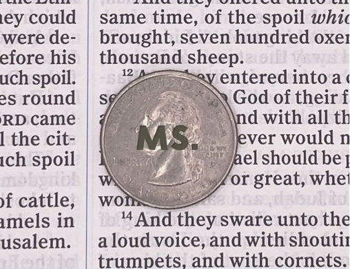 Print sample for this Bible