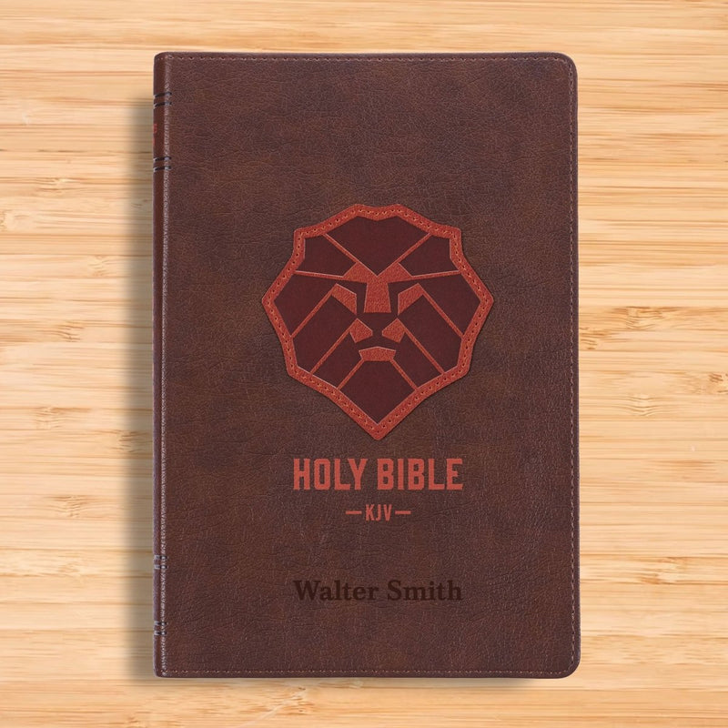 KJV Brown Standard Kids Holy Bible Large Print  | Lion