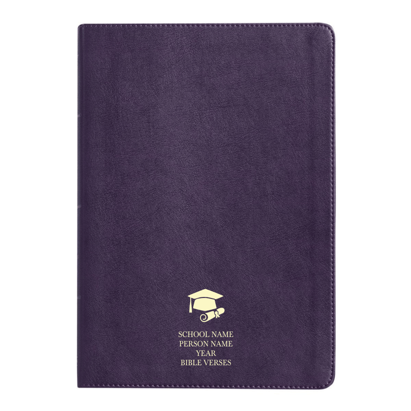 KJV Purple Standard Size Thinline Holy Bible Large Print