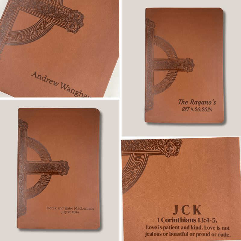 NLT Premium Leather Standard Size Holy Bible Medium Print