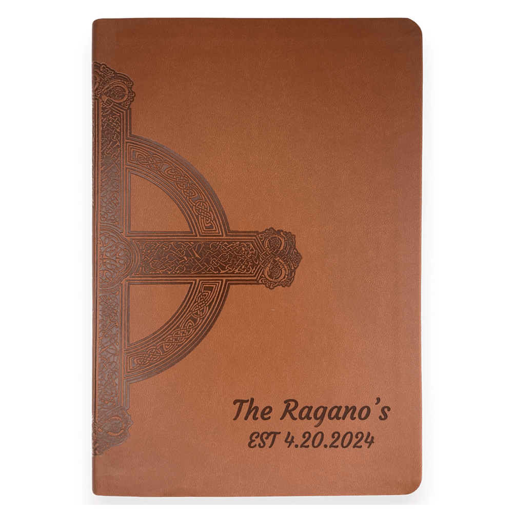 NLT Premium Leather Standard Size Holy Bible Medium Print